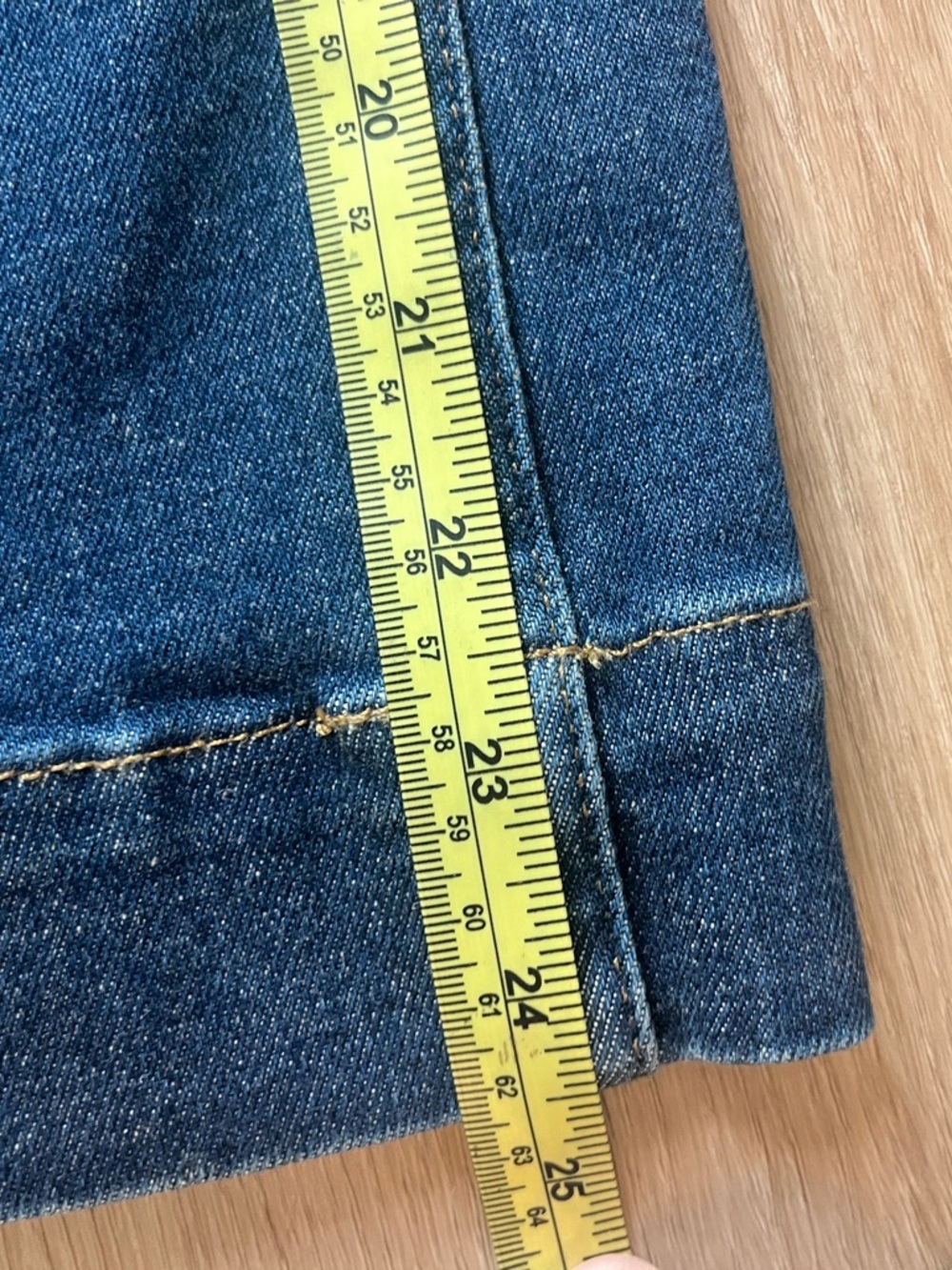 SPANX High Waist Cropped Wide Leg Shaping Jeans Tummy Control Womens Sz XS - Picture 10 of 10